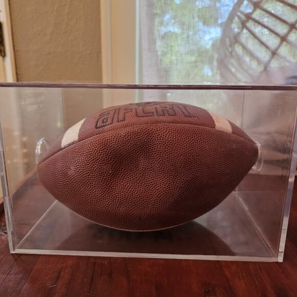 Game Used? Customized Oregon State Beavers Civil War Commemorative Football - Picture 4 of 4